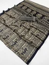 Queen By Rajtex Modal Satin Ajrakh Print Sarees